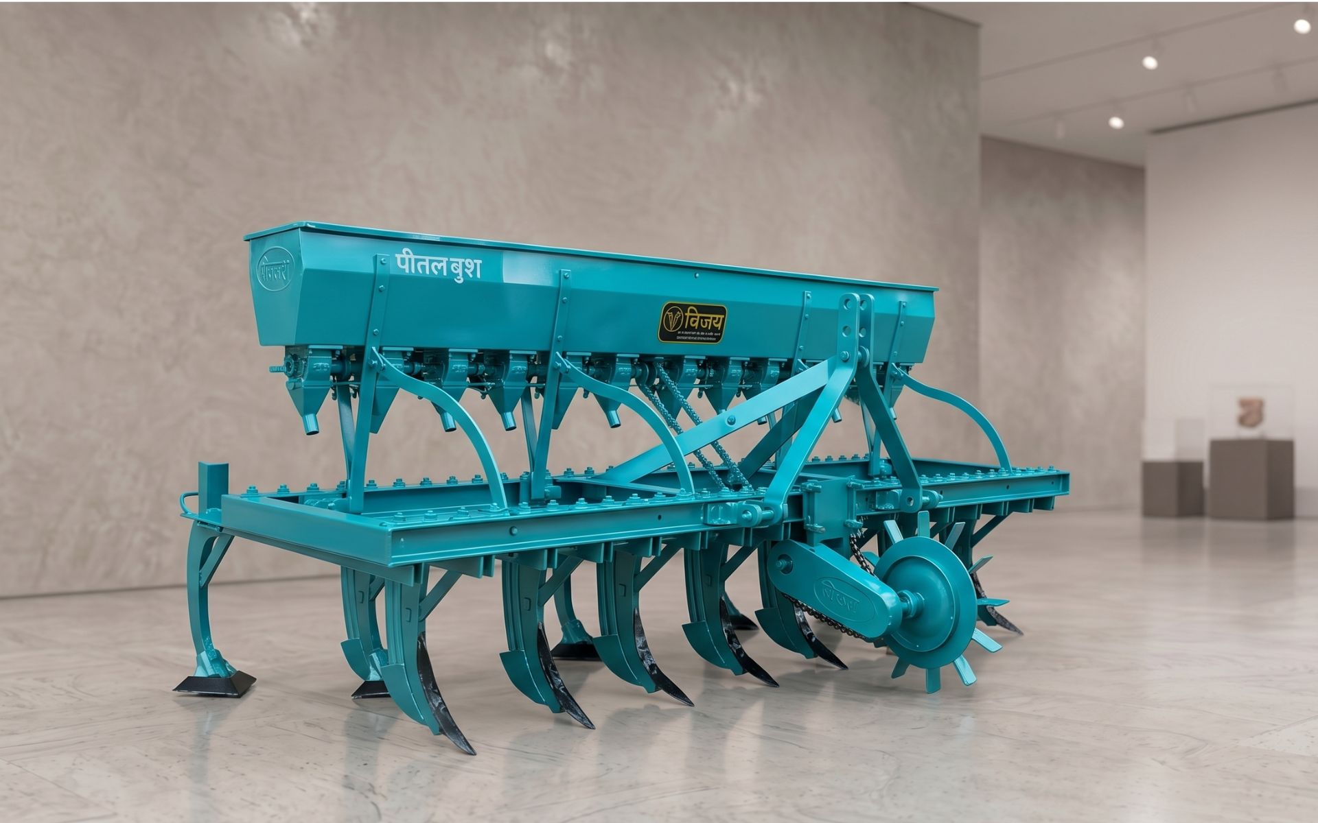 Ridge Furrow Seed Drill